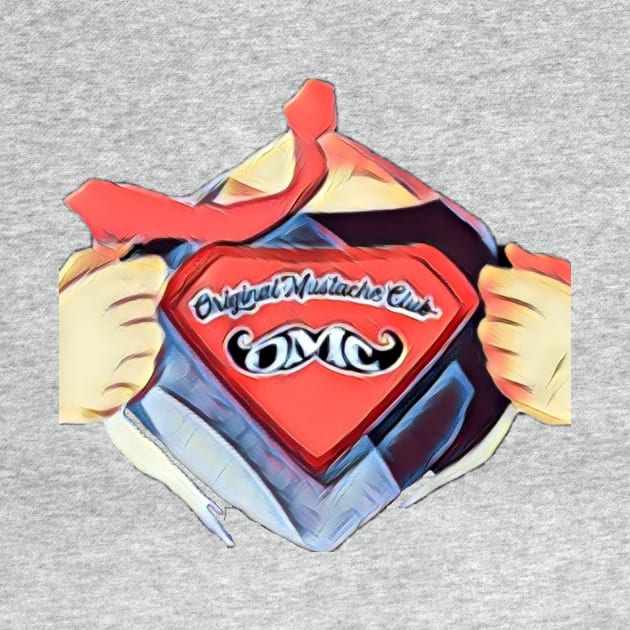 Keepers of the 'Stache - Red Superhero Vest by Donut Duster Designs